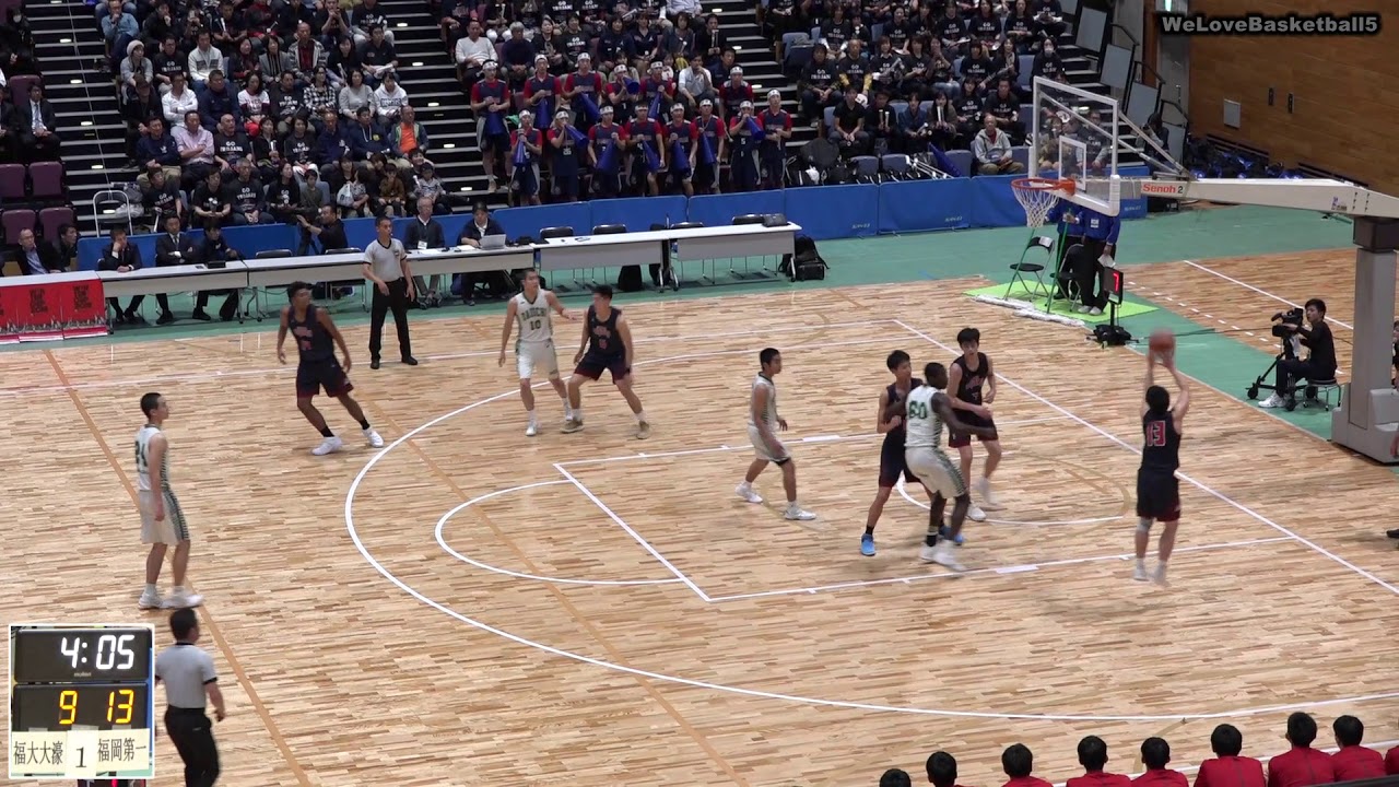 福岡第一vs福大大濠(Q1)高校バスケ 2018 ウインターカップ福岡県予選決勝
