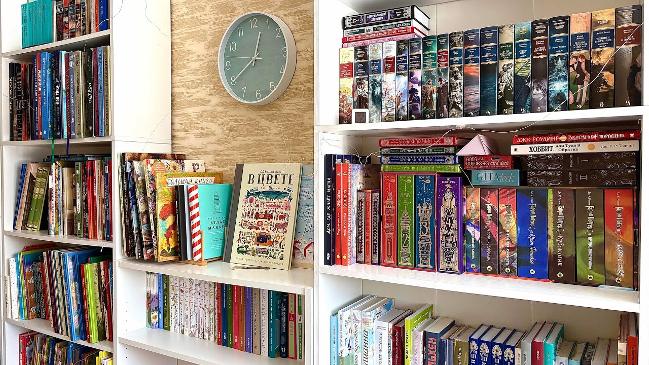 Обзор нашей домашней библиотеки 📚💕
