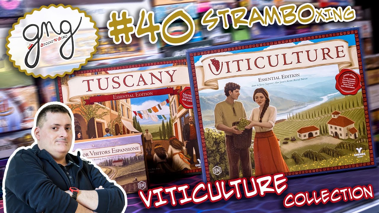 #40 STRAMBOxing :: VITICULTURE + MOOR VISITORS + TUSCANY + PROMO  :: Giochi'N'Giro (ITA)