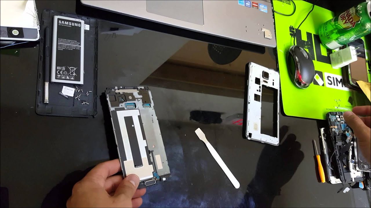 Samsung Galaxy Note 4 — как разобрать и заменить ЖК-стекло