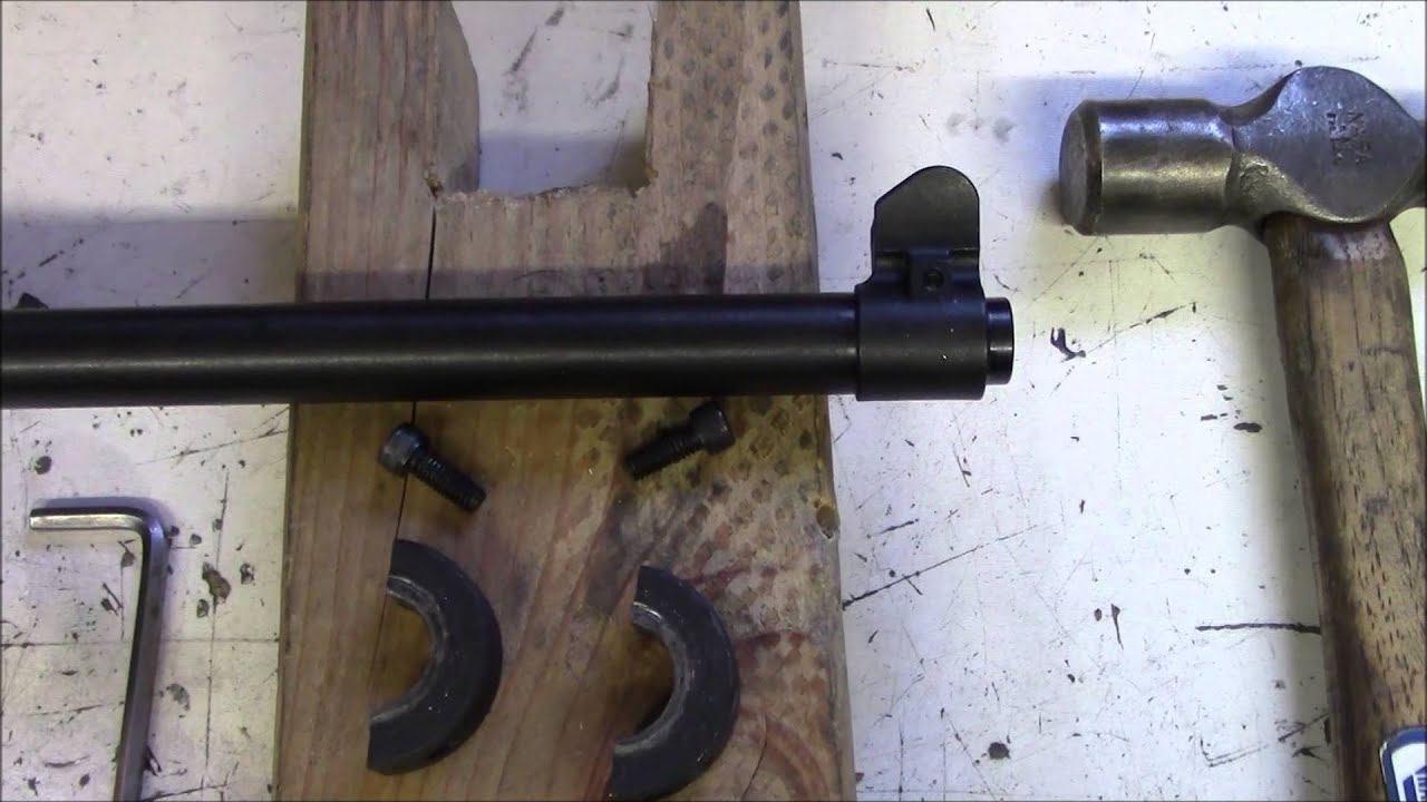 Mini 14 30 front sight removal Option 3