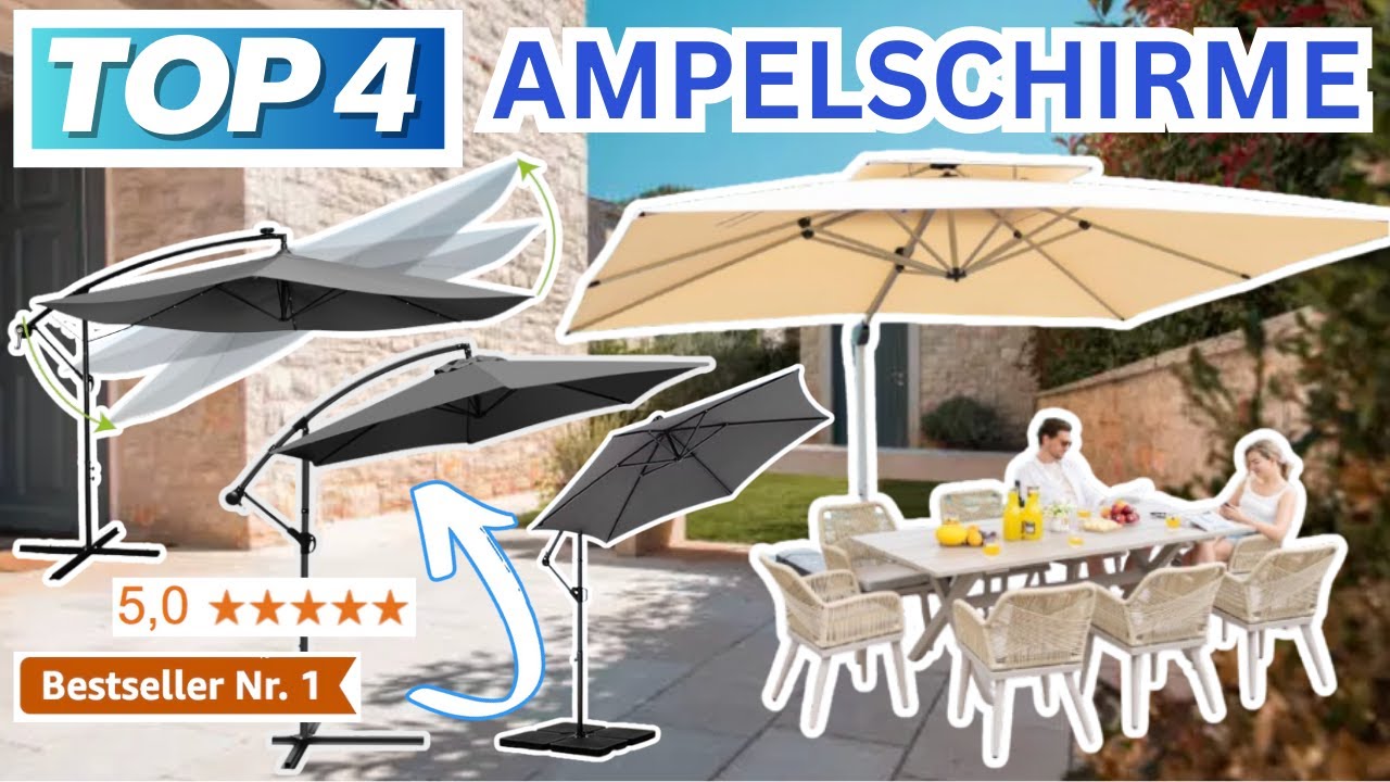 Beste AMPELSCHIRME (Testsieger 2026) | Top 4 Ampelschirme Vergleich