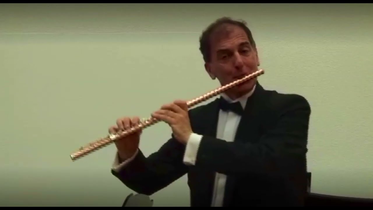 C.P.E. Bach: Poco Adagio (Sonata en La menor) | Claudio Barile | Sir James Galway Festival 2011