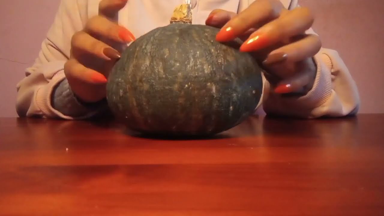 ASMR Pumpkin Carving 🎃 Tapping & Scratching!