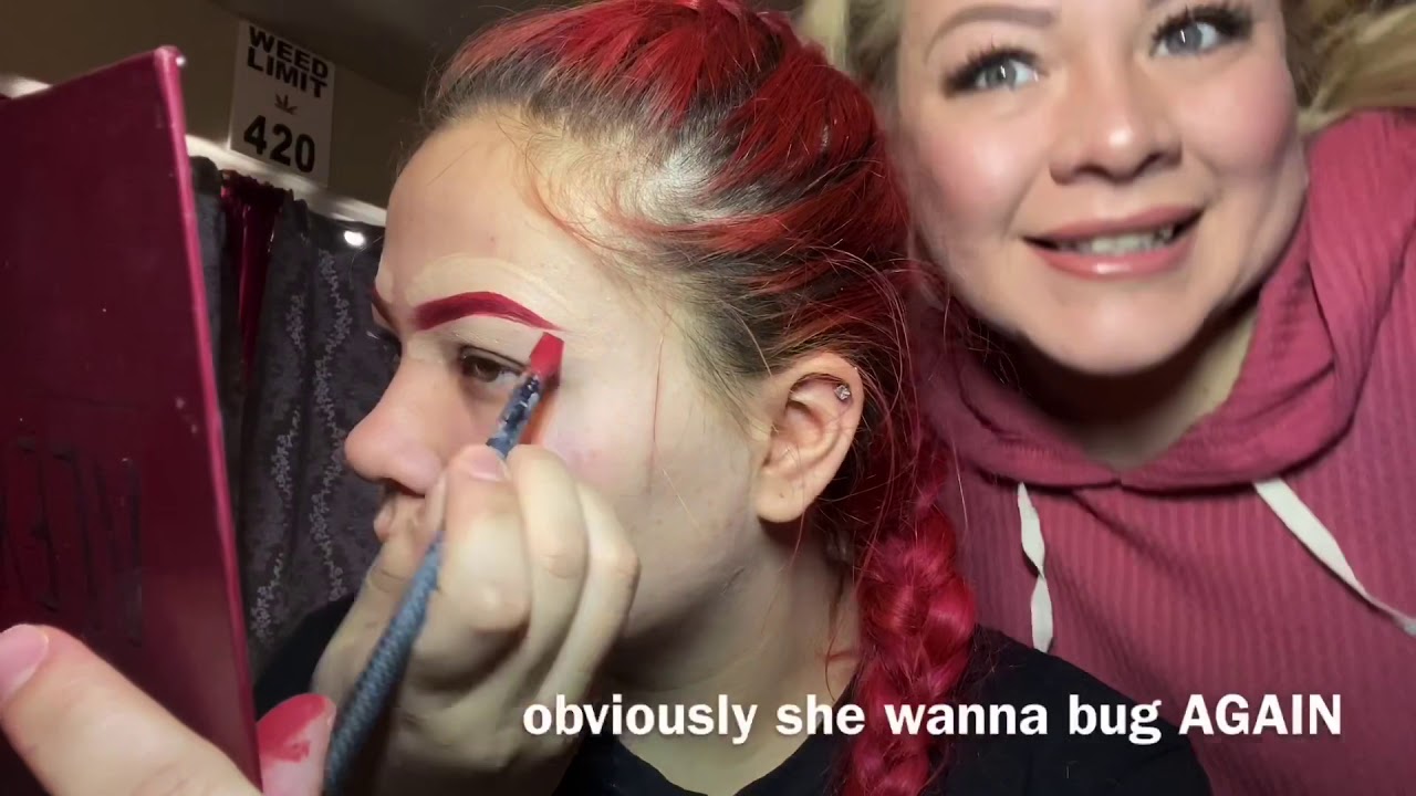 how I do my red eyebrows :)