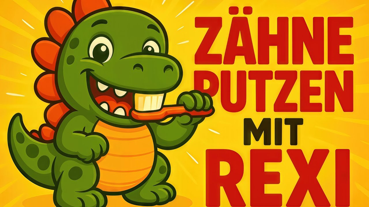Zahnputzlied mit Rexi 🦖 | Kinderlied zum Mitsingen & Zähneputzen | LumiLino Kinderlieder