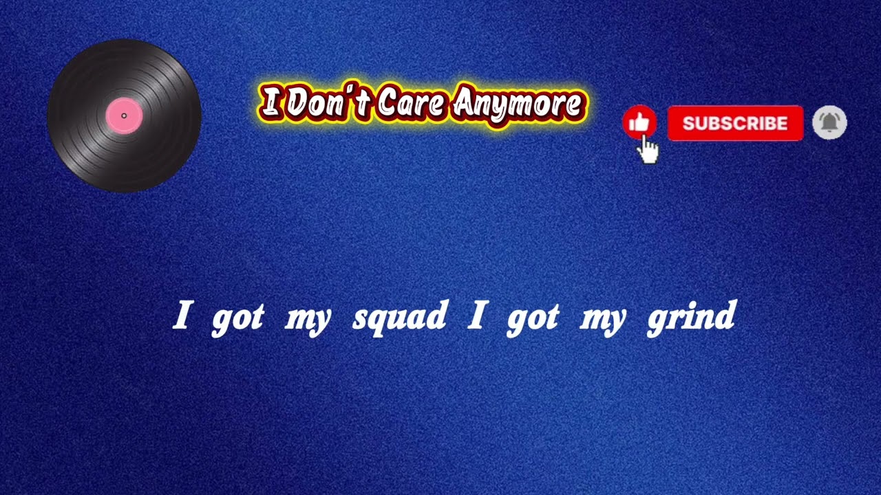 I Don't Care Anymore #foryou #songlyrics #like #aimusic #music 