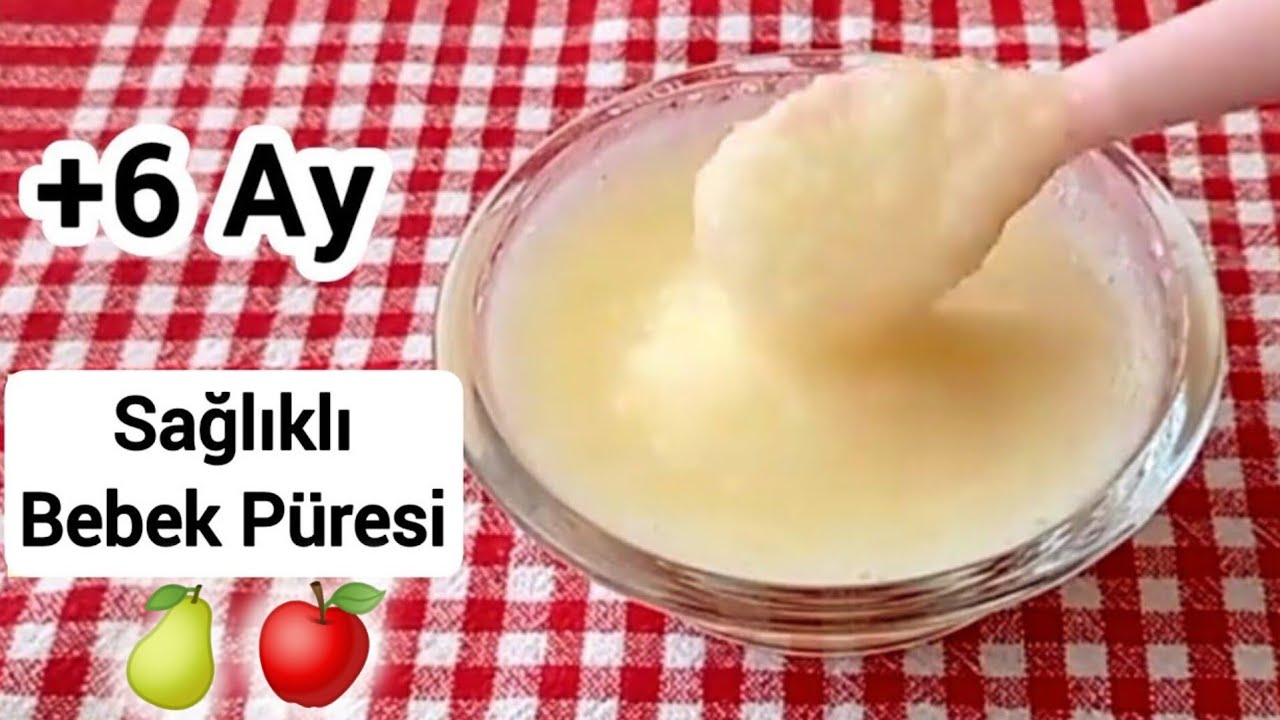 BEBEKLER İ&Ccedil;İN İRMİKLİ ELMA ARMUT P&Uuml;RESİ 🧑&zwj;🍳 +6 AY | Kilo Aldıran İrmikli Mama Tarifi