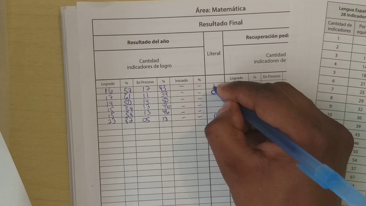 Libro de Registro del Nivel Primario parte 6