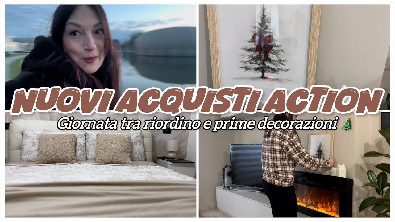 🏡Weekend insieme// sistemo casa|| nuove scoperte Action|| Pensando al Natale 🎄 