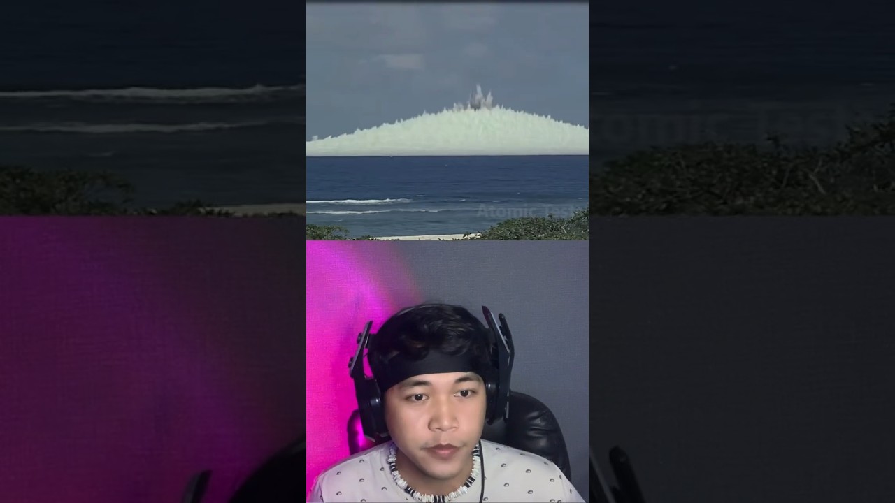 Penampakan Ledakan Bom Nuklir Di Bawah Laut 😱 #shorts
