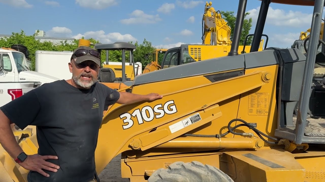 John Deere 310SG review and walk around 136j