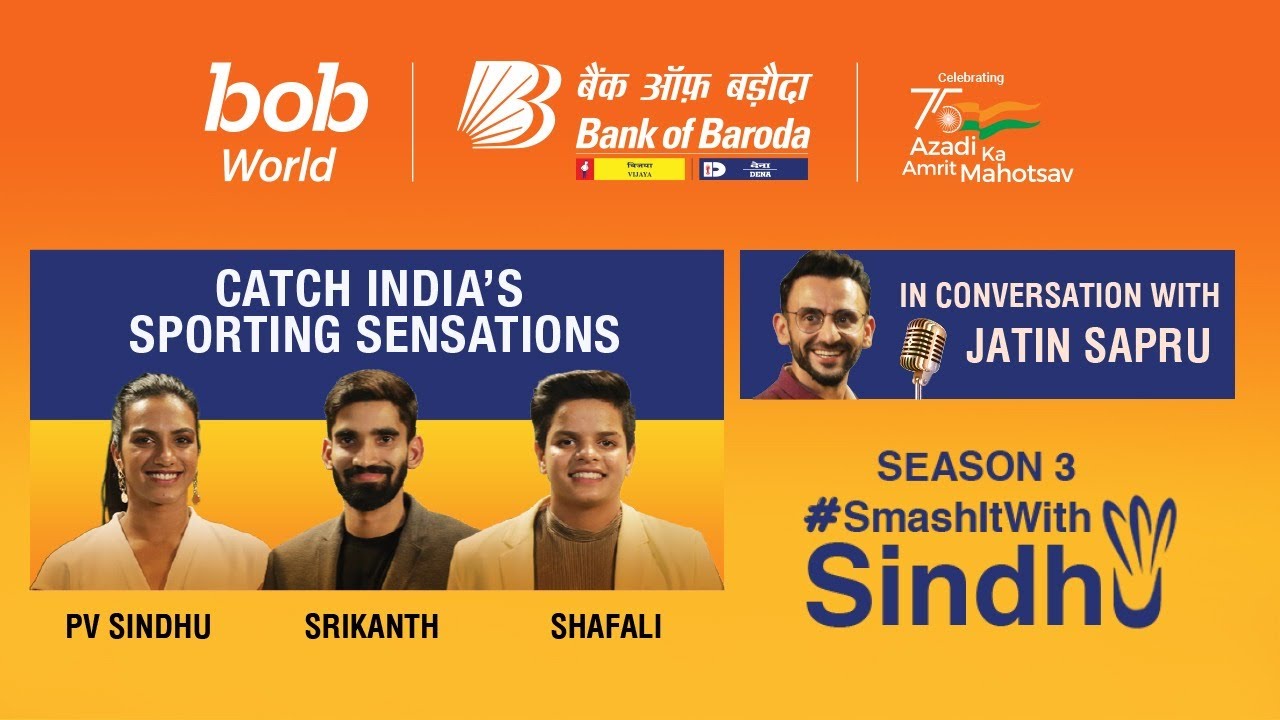 #SmashItWithSindhu3 - PV Sindhu, Srikanth Kidambi, Shafali Verma in conversation with Jatin Sapru
