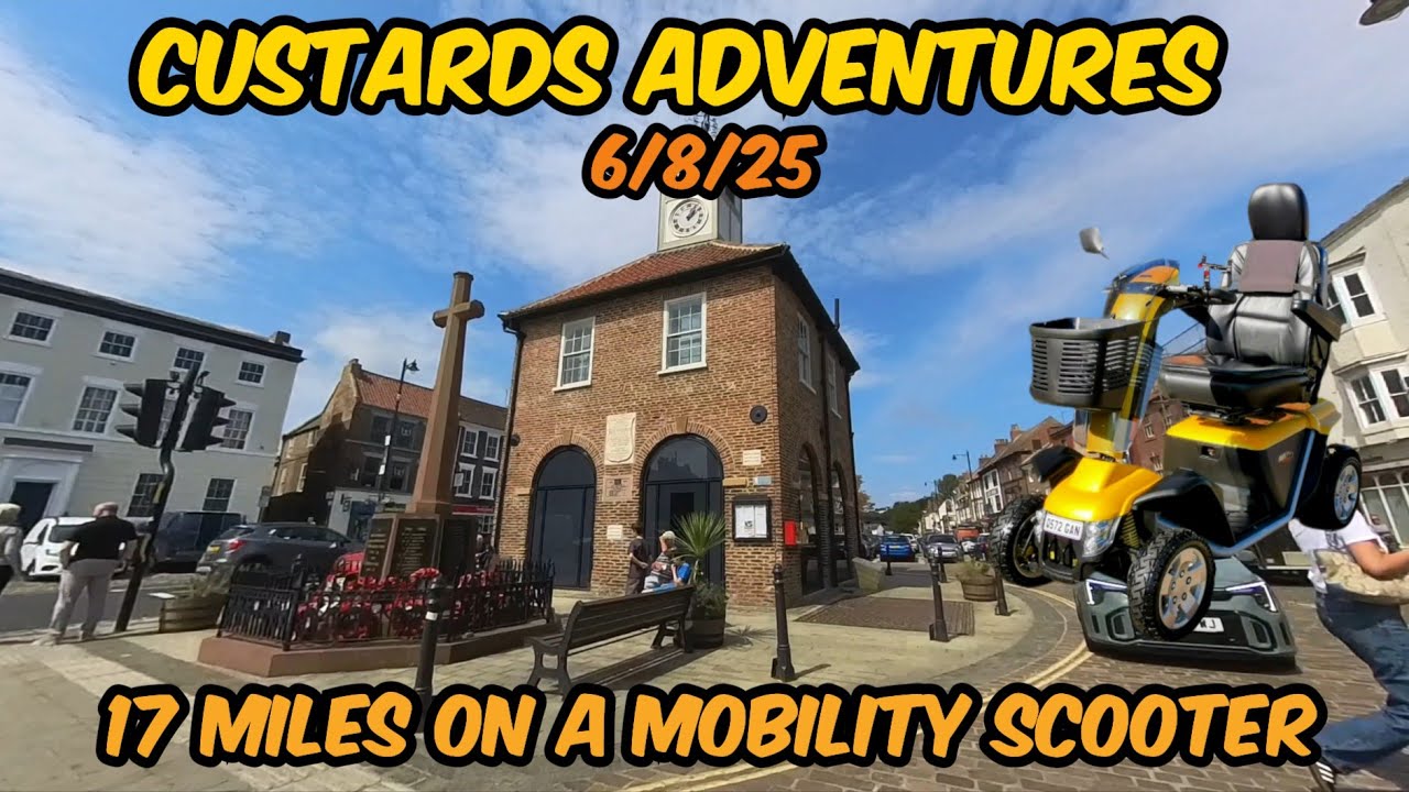 17 Miles on a Mobility Scooter // Yarm // Stockton // Thornaby // Ingleby Barwick 