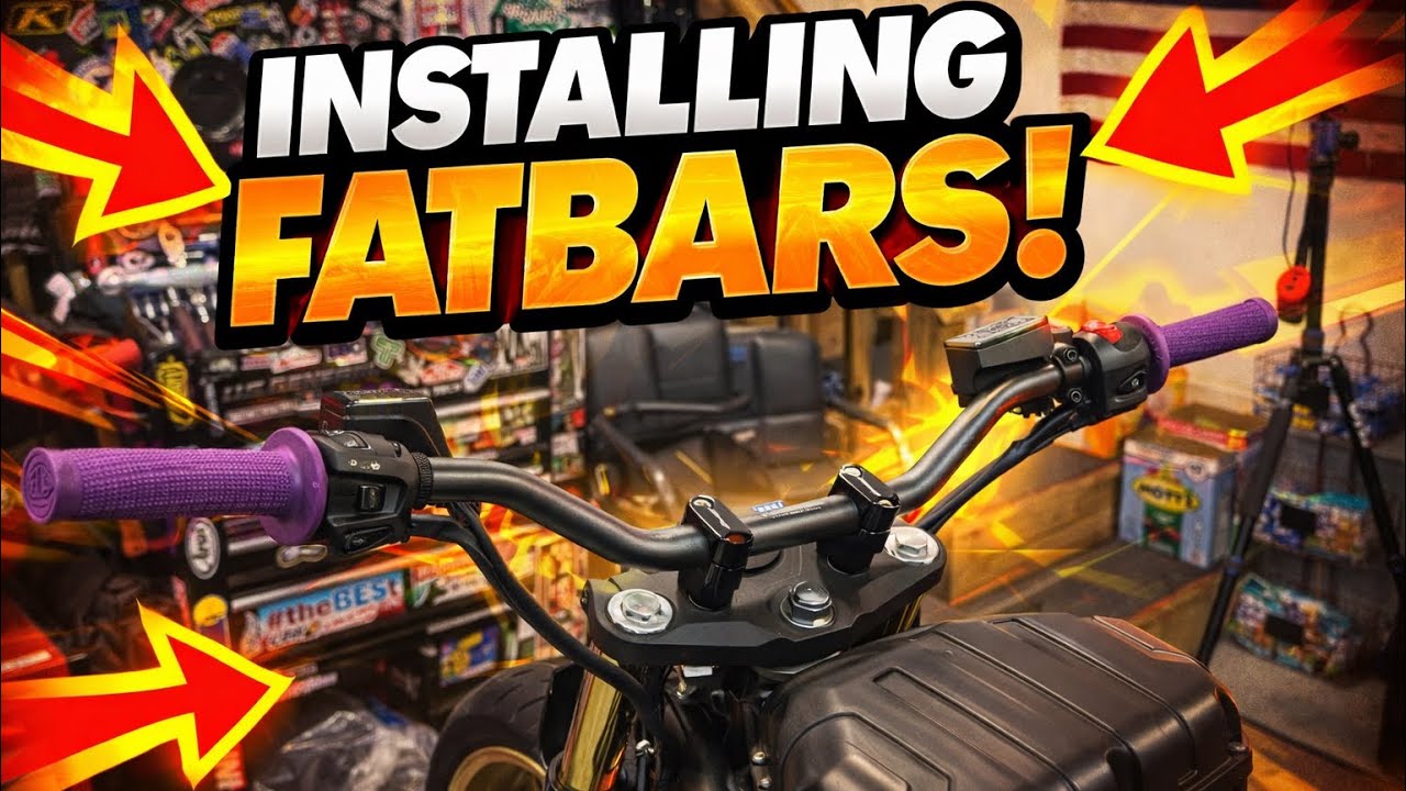 Установка руля Renthal Fatbars на Yamaha FZ6R!