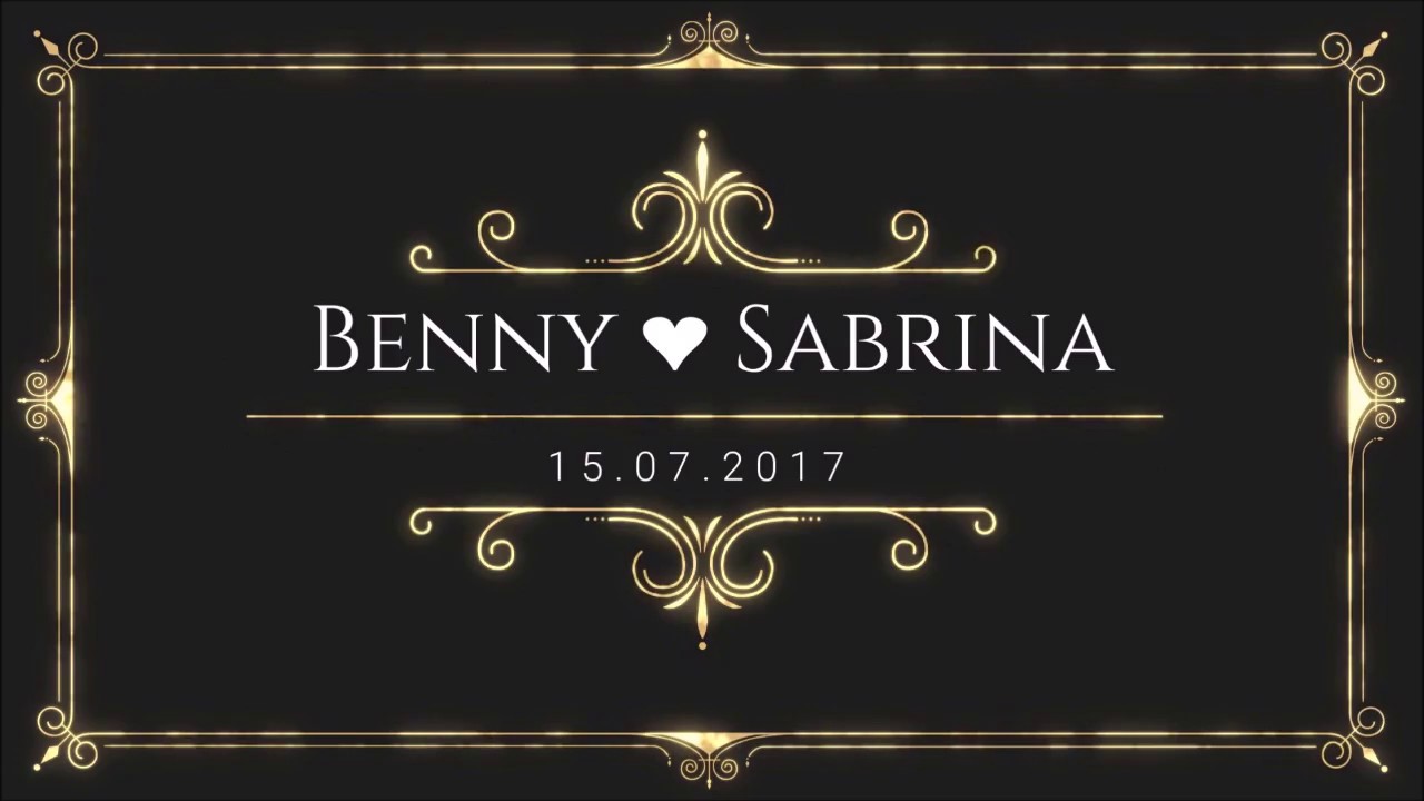 Hochzeitsvideo von Benny und Sabrina