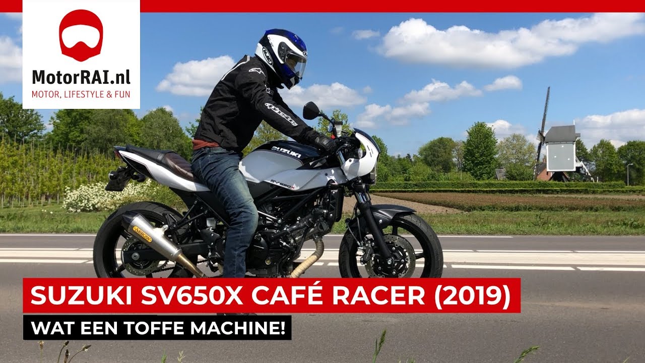 Suzuki SV650X Café Racer (2019) - Test MotorRAI.nl - MotorRAI TV