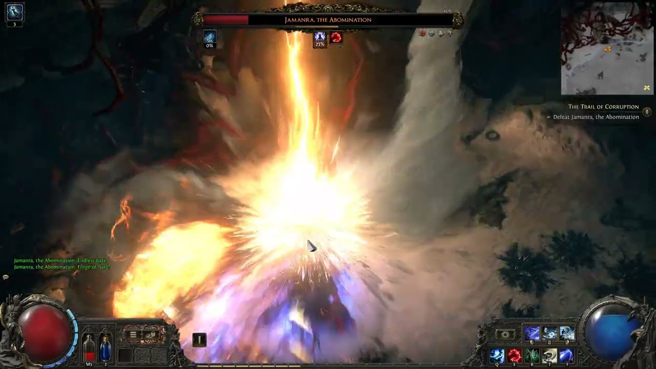 Path of Exile 2 - Jamanra, the Abomination Boss Fight