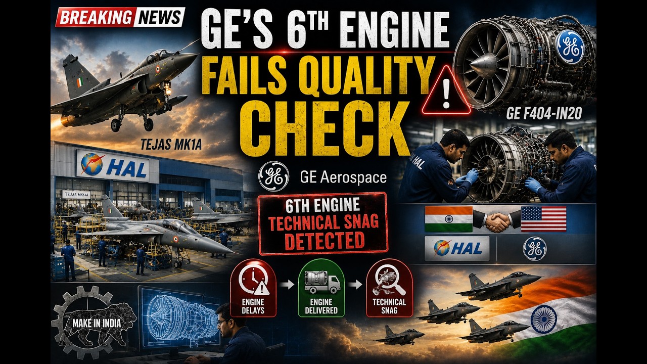 GE's 6th Engine Fails HAL Test  Fresh Setback for Tejas Mk1A