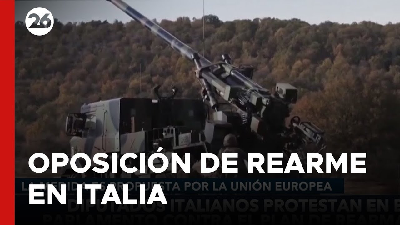 El plan de rearme encuentra oposici&oacute;n en el parlamento italiano