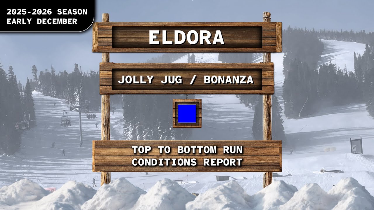 Eldora ➳ Jolly Jug & Bonanza | Full POV Run December 2025