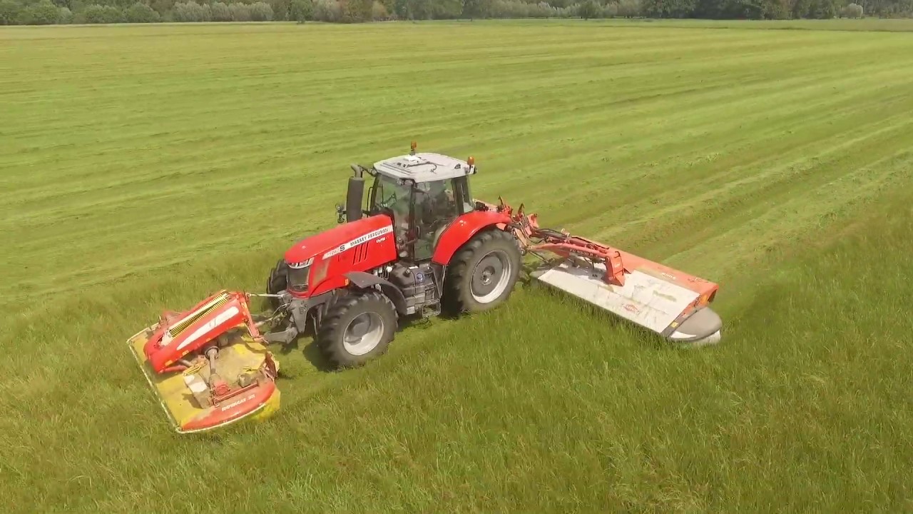 GRASS CUT / MASSEY FERGUSON 7726S / POTTINGER ALPHA MOTION 301 / KUHN FC 9530 R