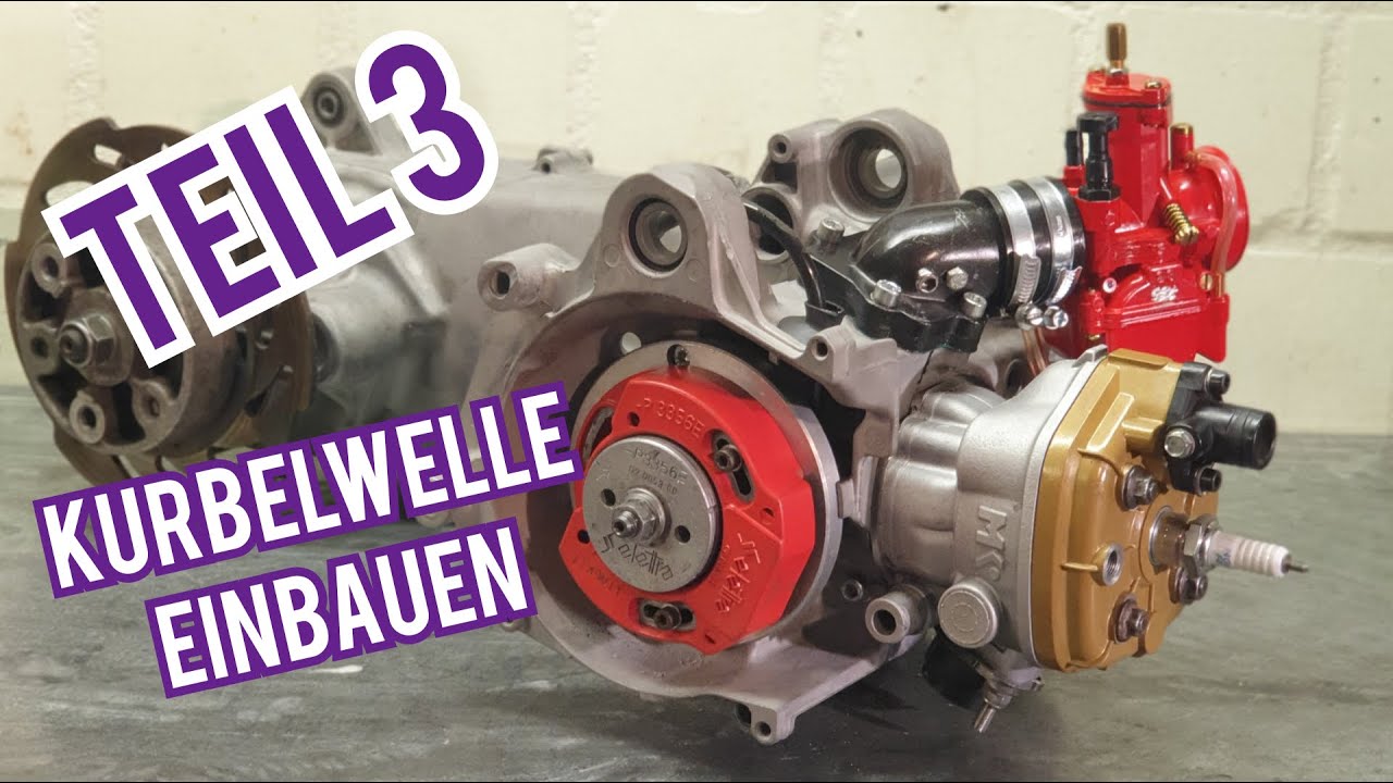 Aerox Racing Motor | Teil 3 | Kurbelwelle einbauen Minarelli Motor