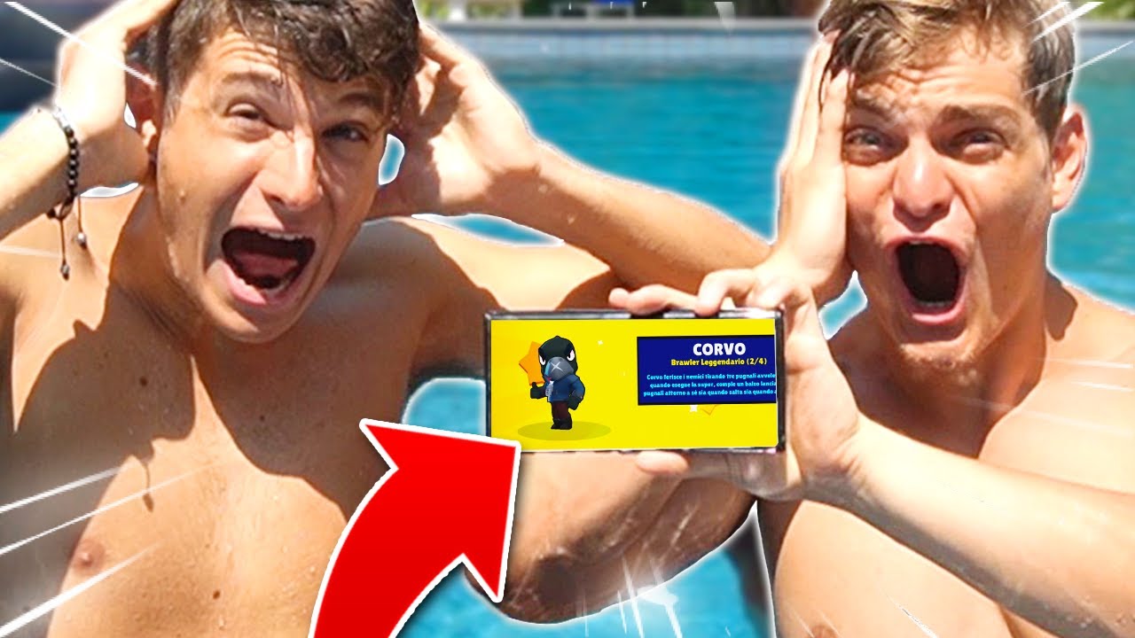 MEGA BOX OPENING IN PISCINA CON MATTIZ! BRAWL STARS ita nella VILLA DEGLI YOUTUBER!