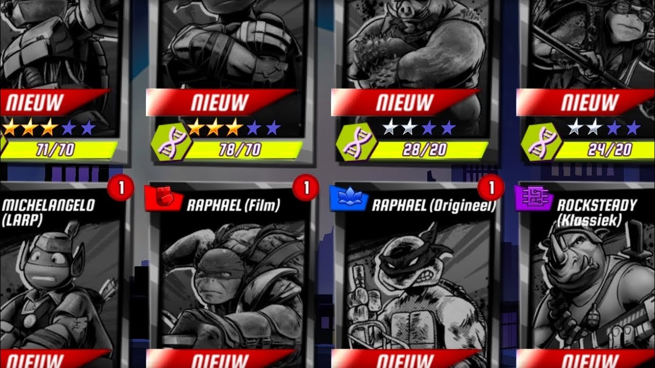 Unlocking 9 NEW characters in turtle legends!