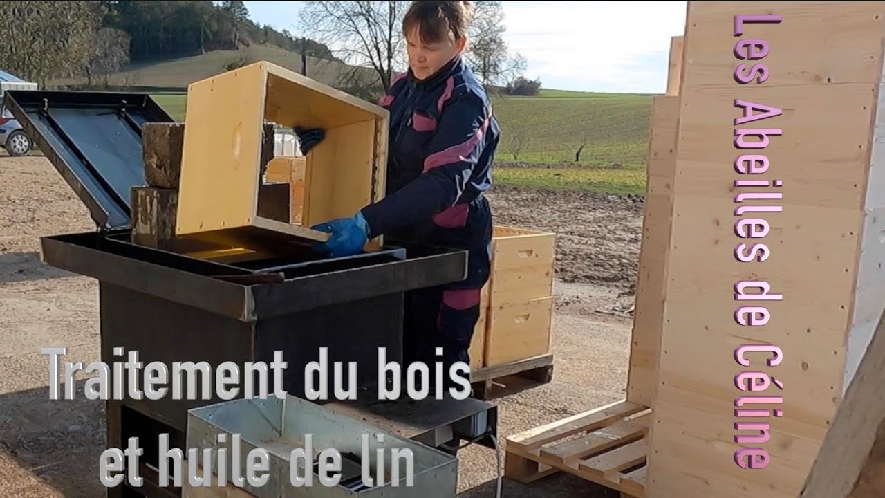 Traitement du bois et huile de lin