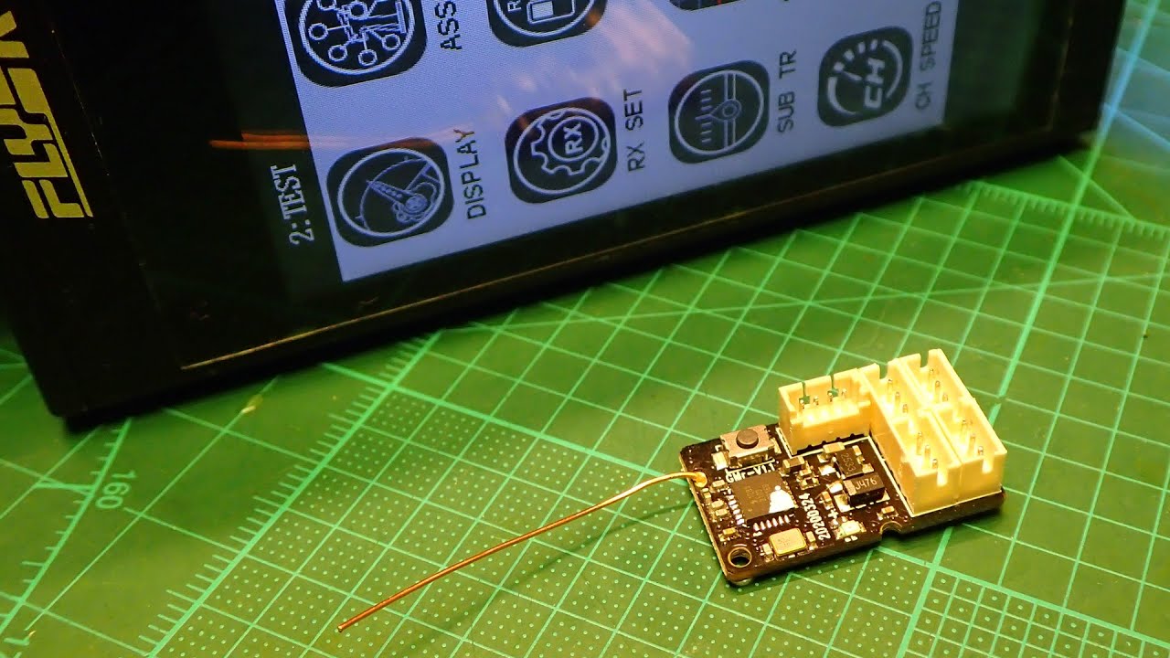 Flysky Noble NB4 + GMR micro receiver: Receiver update
