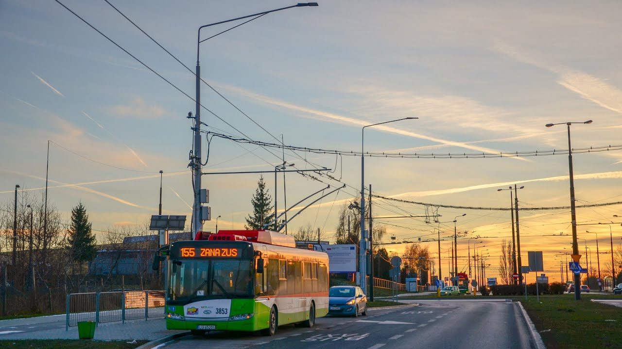 Archiwalny przejazd Solarisem Trollino 12S #3853