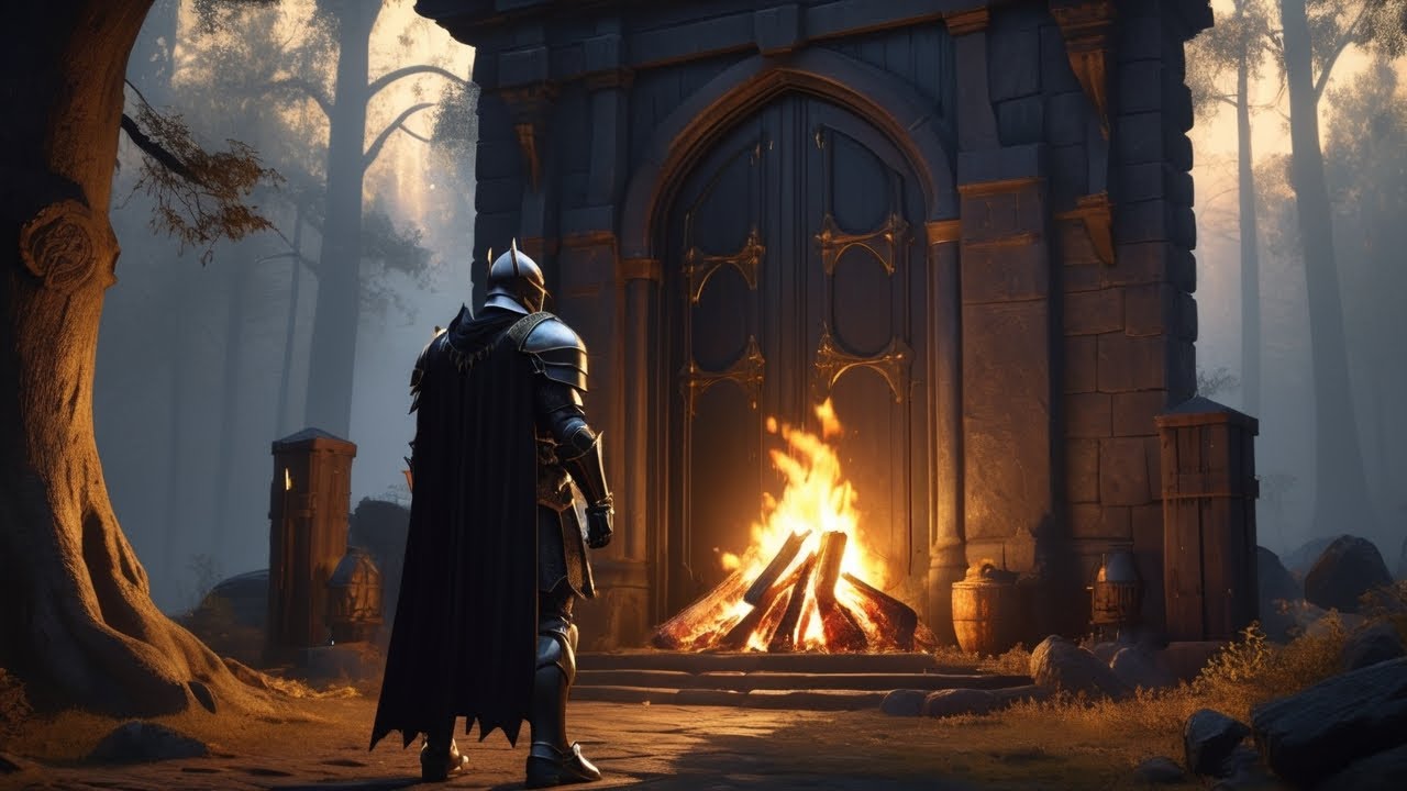 ONCE, THERE WAS A VILLAGE - Calming Dark Fantasy Music Playlist for Restfullness and Mourning