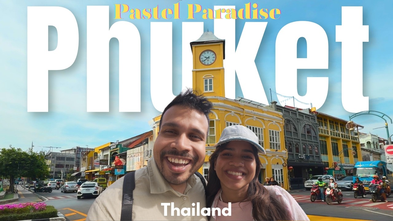 Exploring Phuket Old Town, Wat Chalong & FantaSea | Thailand Travel Vlog 🇹🇭