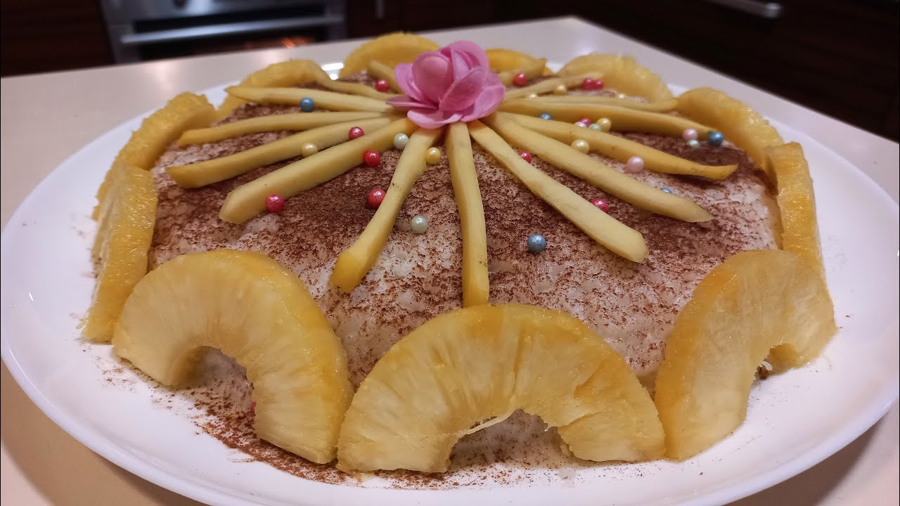 Desert Exotic de la Bunica | Orez cu Lapte de Cocos, Ananas si Mango | Orez Hawai Delicios 🥥