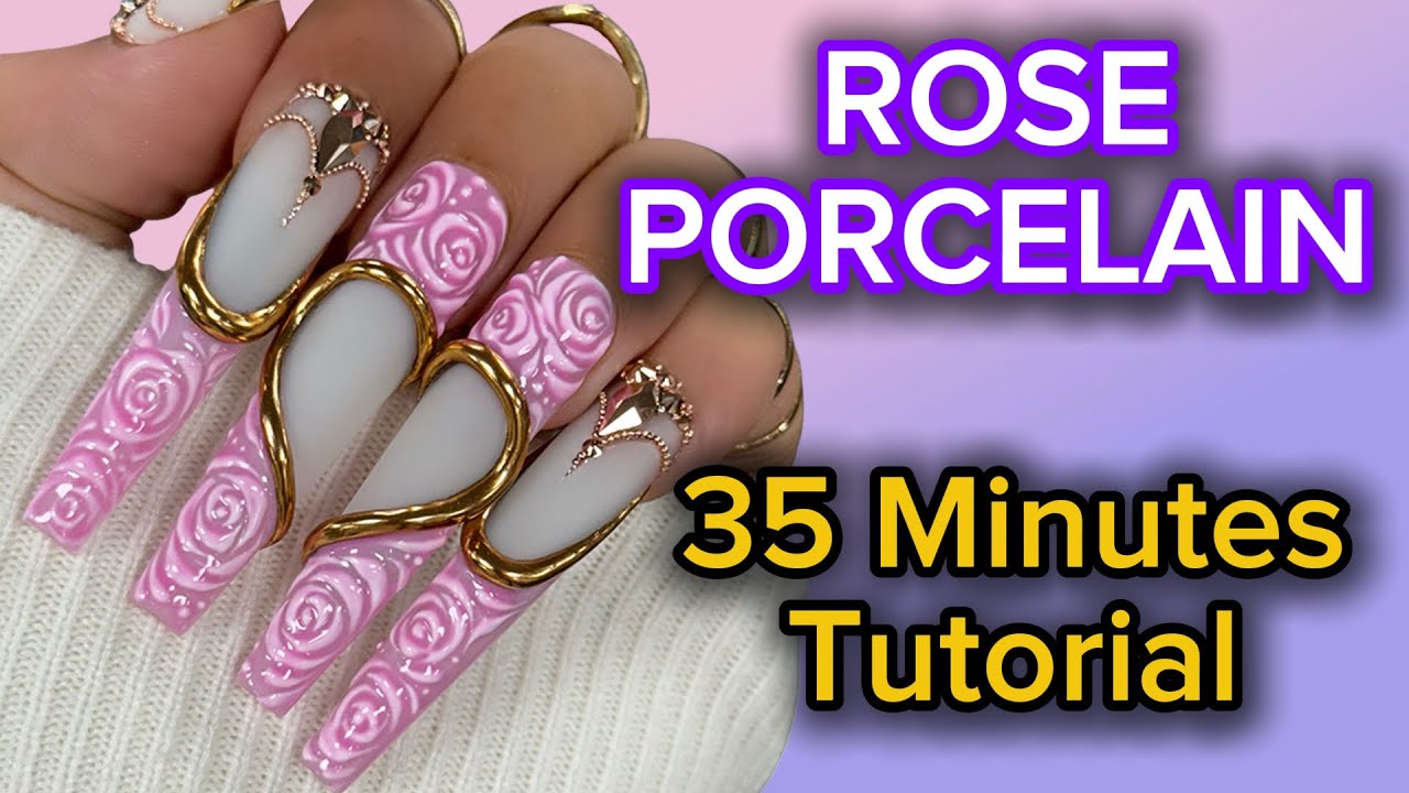 Rose Porcelain 🩷 FULL TUTORIAL 