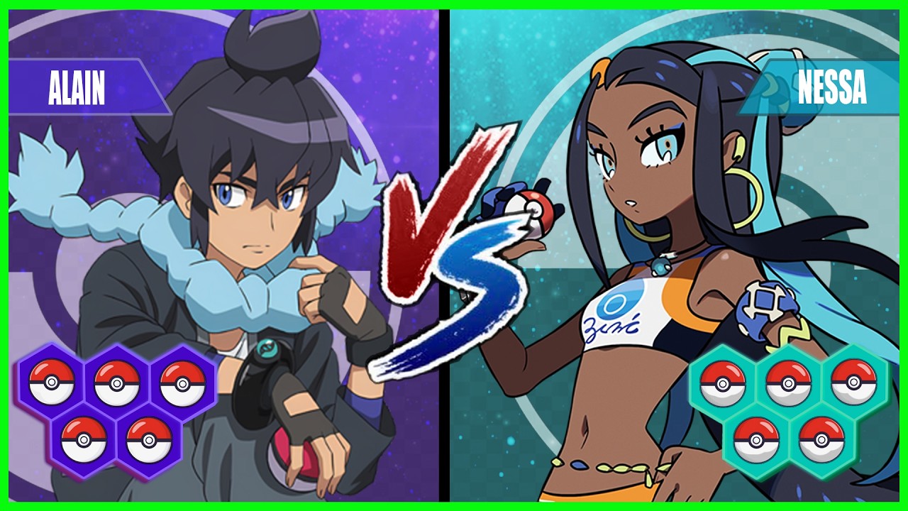 Pokémon Battle Pedia: ALAIN VS. NESSA