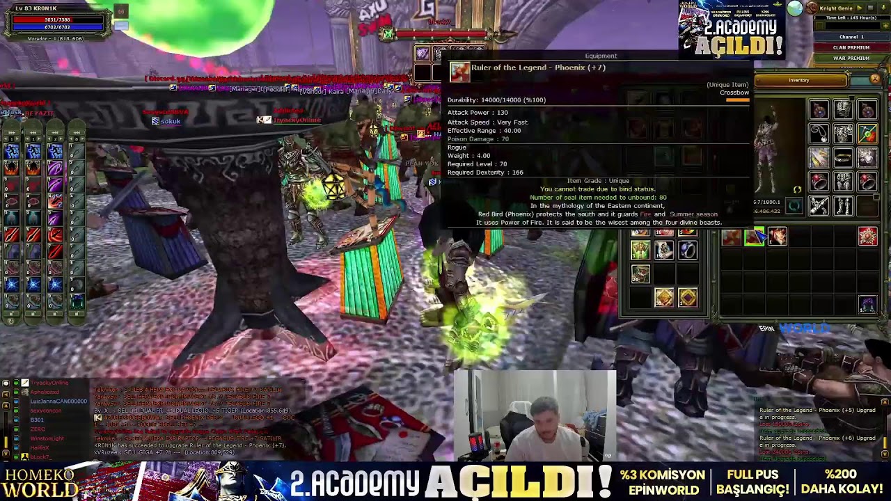 KR0N1K  HomekoWorld Pk - Farm #knightonline #hkw