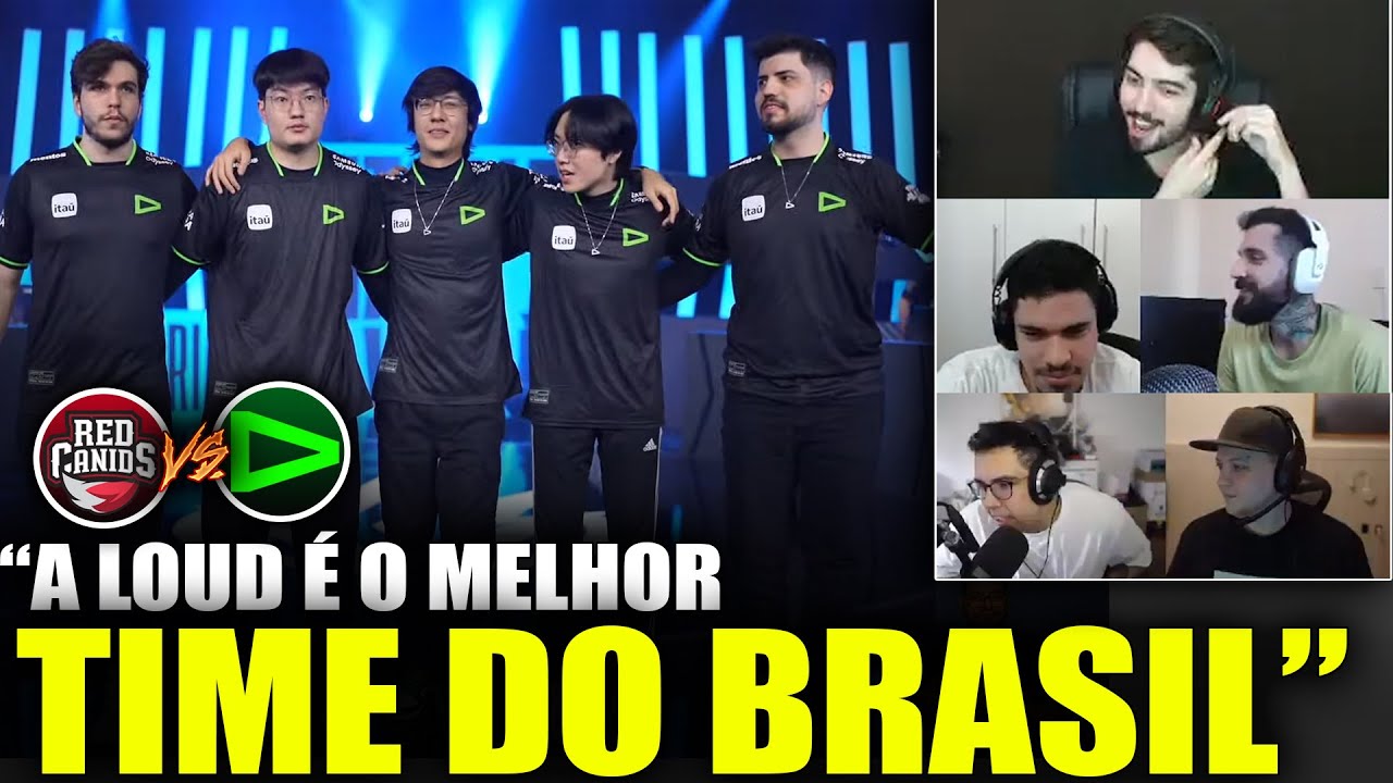 Jukes, BrTT, Yetz e AxT sobre VITÓRIA da Loud sobre a Red