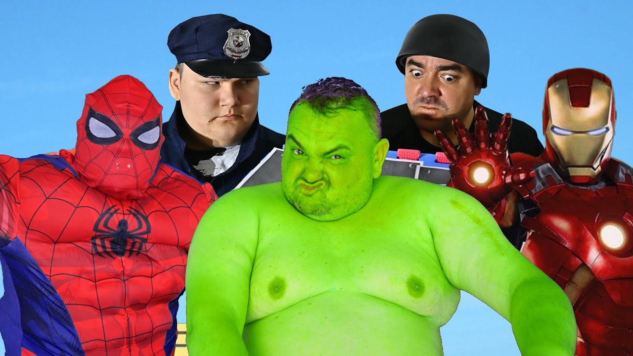 Superheroes VS Airport Police