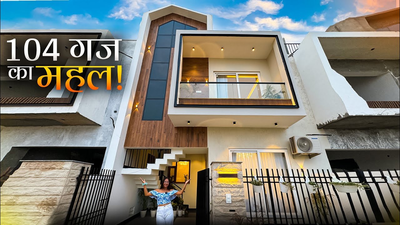 Inside a 104 Yard Small Size Most Beautiful Villa Design | House Sale in Mohali | Small House Tour