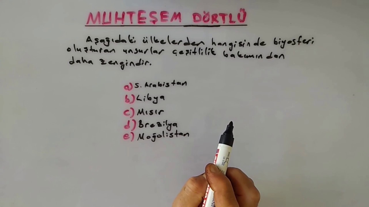 MUHTEŞEM DÖRTLÜ (ATMOSFER, LİTOSFER, HİDROSFER, BİYOSFER)#tytcoğrafya#aytcoğrafya#kpsscoğrfya