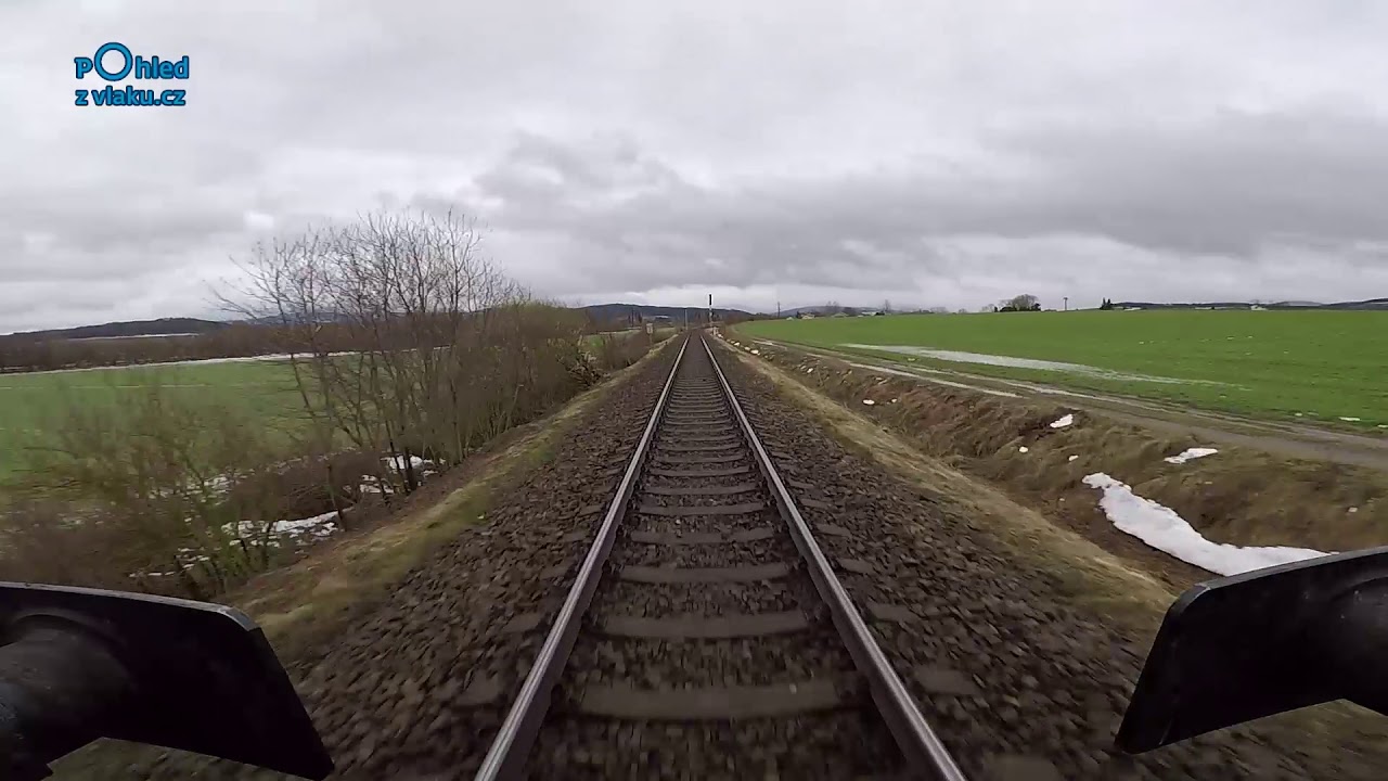 Klatovy - Železná Ruda-Alžbětín / POHLED NA TRAŤ Z ČELA SOUPRAVY/ HD KVALITA