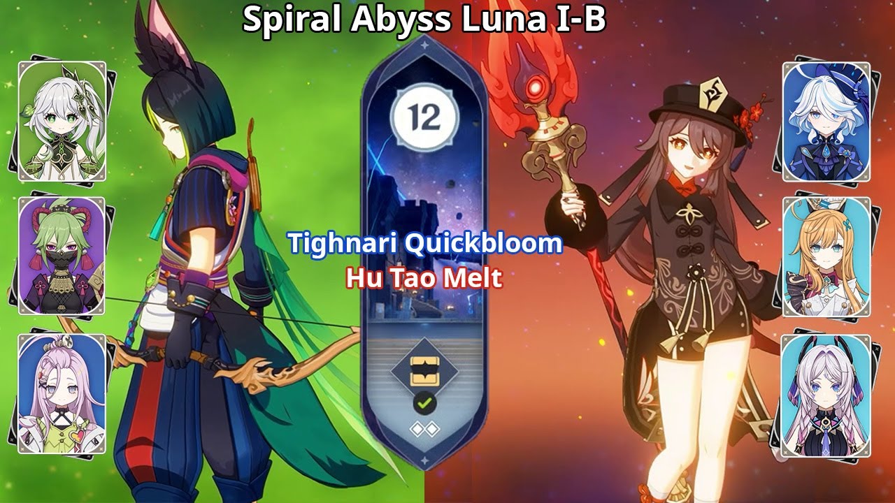 Luna I B Abyss Tighnari || HuTao