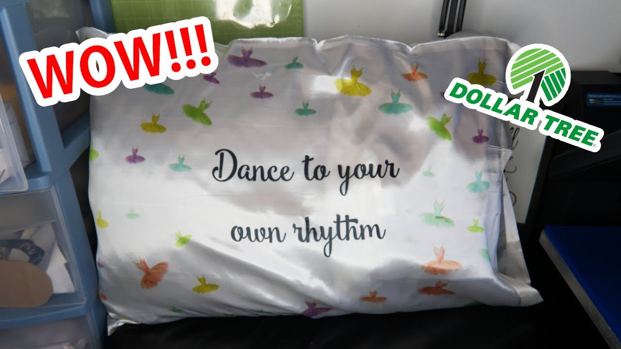 Sublimation on a dollar tree pillowcase