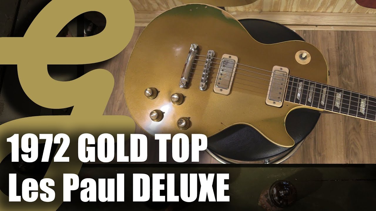 1972 Gold Top Les Paul Deluxe