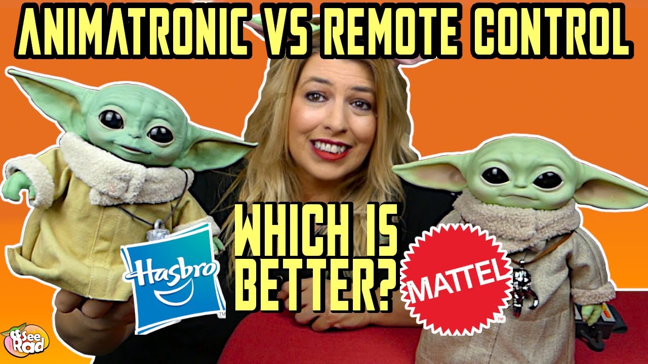Hasbro Animatronic VS Mattel Remote Control Real Moves - Which The Child (BABY YODA) Is Better?