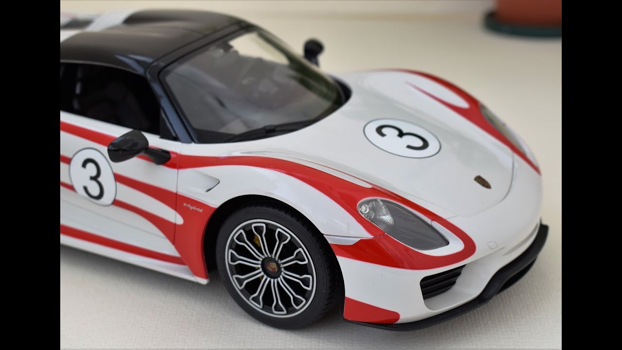 Porsche 918 Spyder Performance teledirigido escala 1:14, Rastar (ColorBaby 85030)