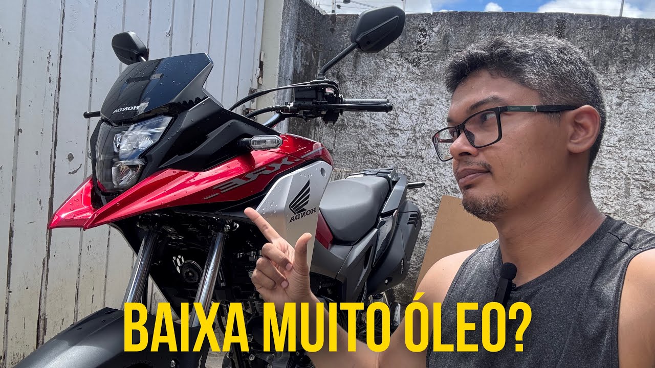 A NOVA HONDA XRE 190 2025 BAIXA MUITO ÓLEO?