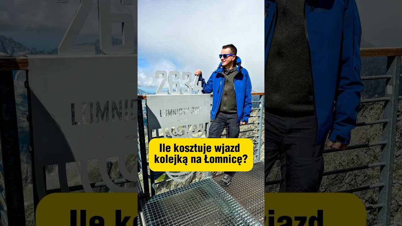 Ile kosztuje bilet na wjazd kolejką na Łomnicę? Słowacja #tatry #g&oacute;ry #shorts #ciekawostki #słowacja